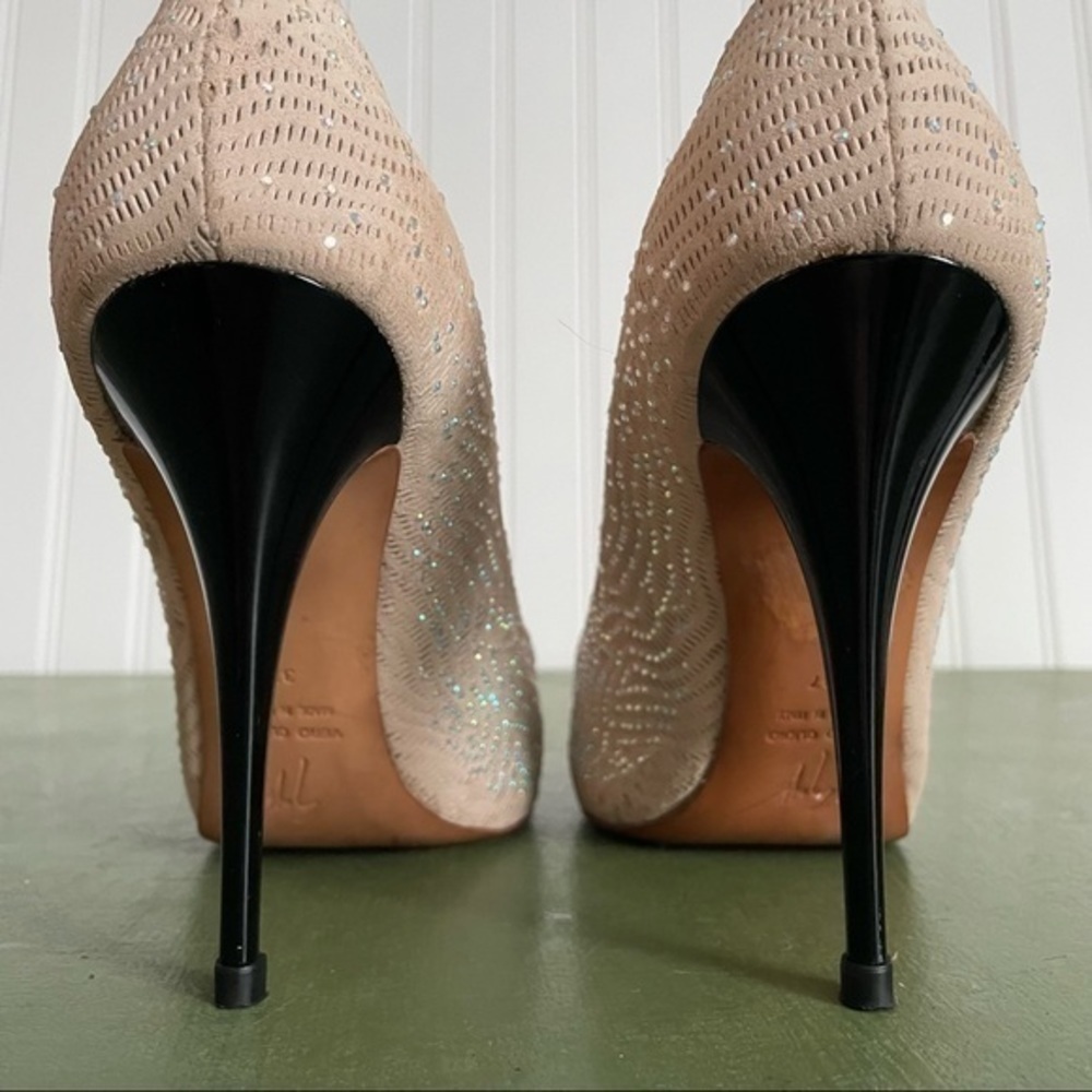 Giuseppe Zanotti Peep Toe Crystal-Dotted High Heels *Italy* - Picture 3 of 14